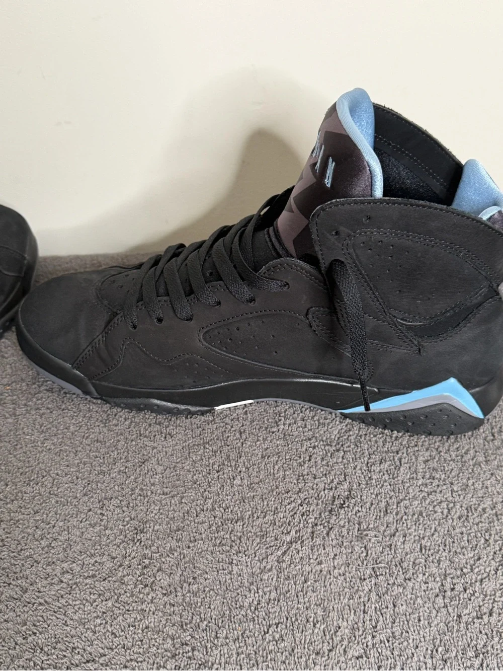 Air Jordan 7 Retro Chambray 2023 Black Blue Men’s size 11 #CU9307-004
